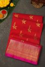 Venkatagiri Silk Red Saree
