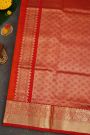 Venkatagiri Silk Red Saree