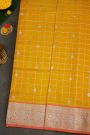 Venkatagiri Silk Mustard Saree
