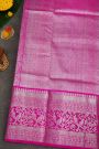 Venkatagiri Silk Pink Saree