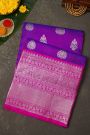 Venkatagiri Silk Purple Saree