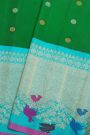 Gadwal Silk Green Saree