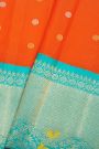 Gadwal Silk Orange Saree