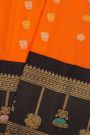 Gadwal Silk Orange Saree
