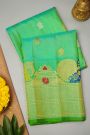 Gadwal Silk Sea Green Saree