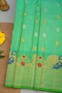 Gadwal Silk Sea Green Saree