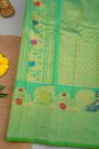 Gadwal Silk Sea Green Saree