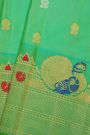 Gadwal Silk Sea Green Saree