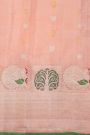 Gadwal Silk Baby Pink Saree
