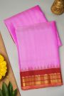 Gadwal Silk Pink Saree