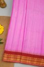 Gadwal Silk Pink Saree