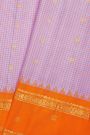 Gadwal Silk Lavender Saree
