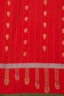 Gadwal Silk Red Saree