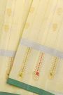 Gadwal Silk Light Yellow Saree