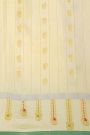 Gadwal Silk Light Yellow Saree