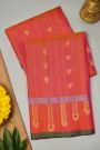 Gadwal Silk Red Saree