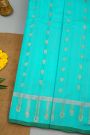 Gadwal Silk Sky Blue Saree