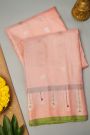 Gadwal Silk Baby Pink Saree