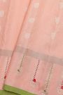 Gadwal Silk Baby Pink Saree