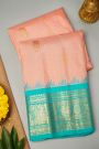 Gadwal Silk Baby Pink Saree