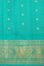 Gadwal Silk Navy Blue Saree