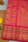 Gadwal Silk Yellow Saree