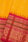 Gadwal Silk Yellow Saree