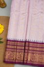 Gadwal Silk Lavender Saree