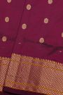 Narayanpet Silk Wine Saree