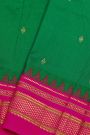 Narayanpet Silk Green Saree
