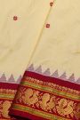 Narayanpet Silk Cream Saree