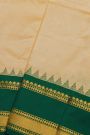 Narayanpet Silk Cream Saree