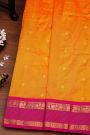Narayanpet Silk Mustard And Orange Saree