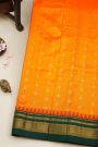 Narayanpet Silk Orange Saree