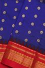 Narayanpet Silk Navy Blue Saree