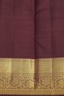Kancheepuram Silk Brown Saree