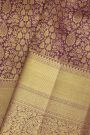 Kancheepuram Silk Purple Saree