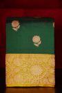 Banarasi Silk Bottle Green Saree