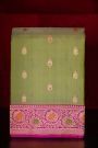Banarasi Silk Mehendi Green Saree