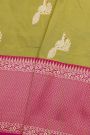 Banarasi Silk Mehendi Green Saree