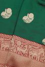Banarasi Silk Bottle Green Saree