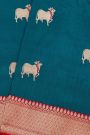 Banarasi Silk Teal Blue Saree
