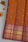 kancheepuram Silk Rust Saree