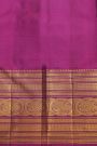 kancheepuram Silk Rust Saree