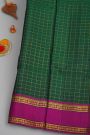 Kancheepuram Silk Bottle Green Saree