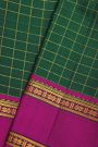 Kancheepuram Silk Bottle Green Saree