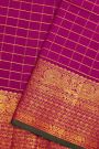 Kancheepuram Silk Magenta Saree