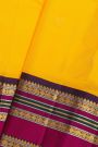 Kancheepuram Silk Yellow Saree