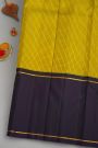 Kancheepuram Silk Yellow Saree