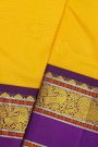 kancheepuram Silk Yellow Saree